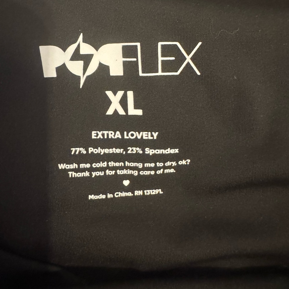 POPFLEX Black Extra Lovely Leggings Supersculpt - Picture 3 of 3